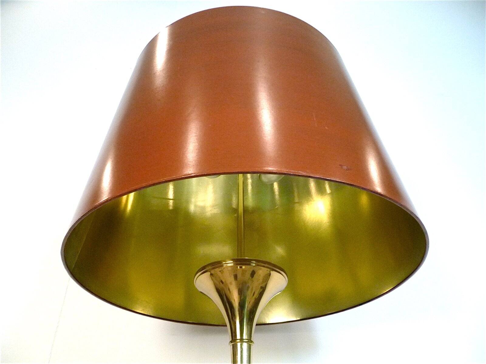 Brass Bamboo brass floor lamp by Ingo Maurer for Design M, Germany 1960s