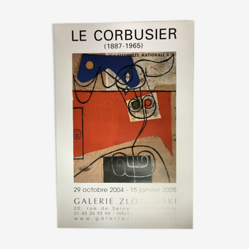 Lithographie offset originale Le Corbusier Galerie Zlotowski 2005