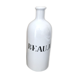 "Beaujolais" white ceramic bottle