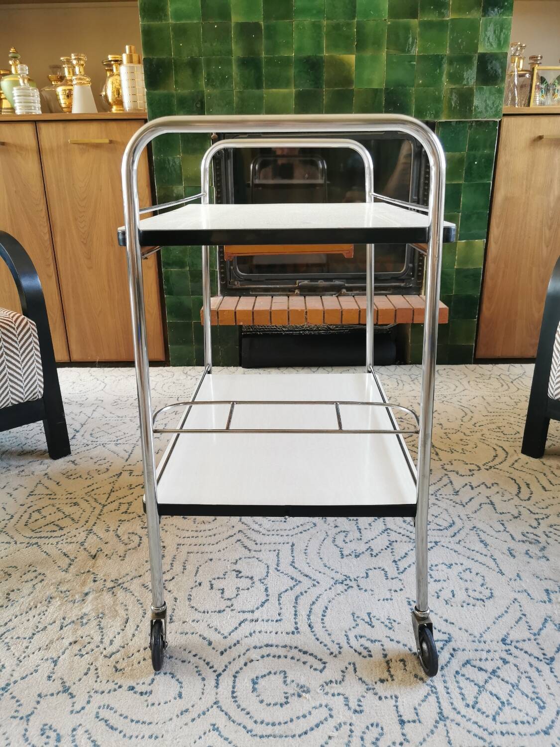 Vintage rolling trolley