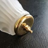 Glass shell sconce