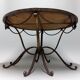 Table basse en fer forgé