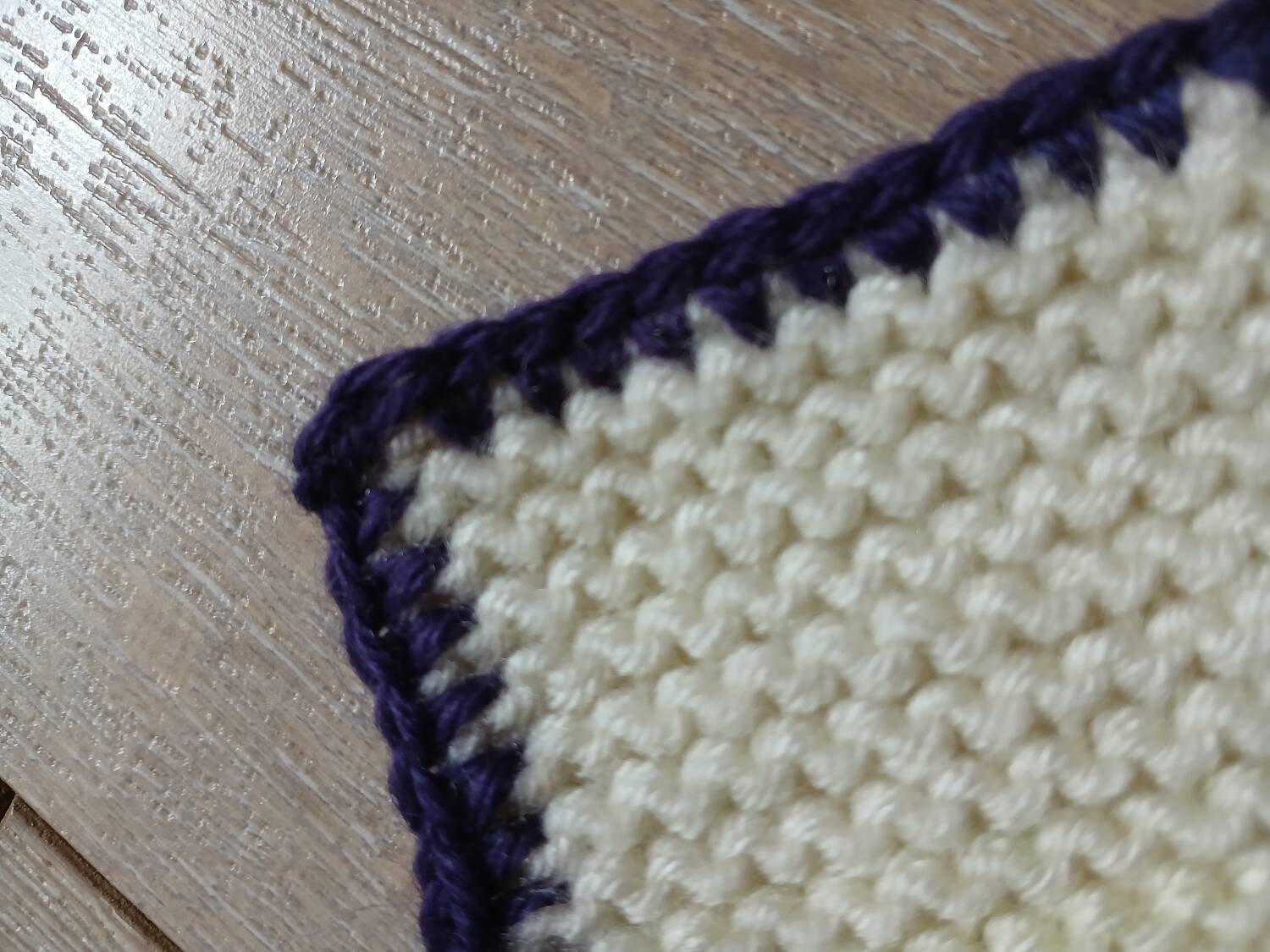 Wool patchwork blanket