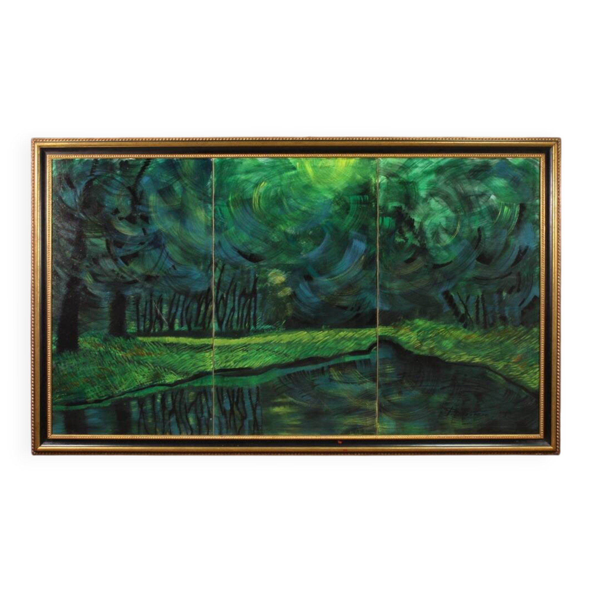 Great Italian painting dated 1993