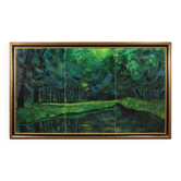 Grand tableau italien datant de 1993