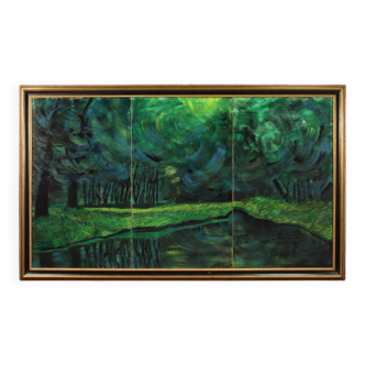 Great Italian painting dated 1993