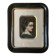 HST/P painting "Family portrait, Young woman" 19th century + frame