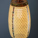Pair of vintage oriental ceramic pendant lights, 1980s