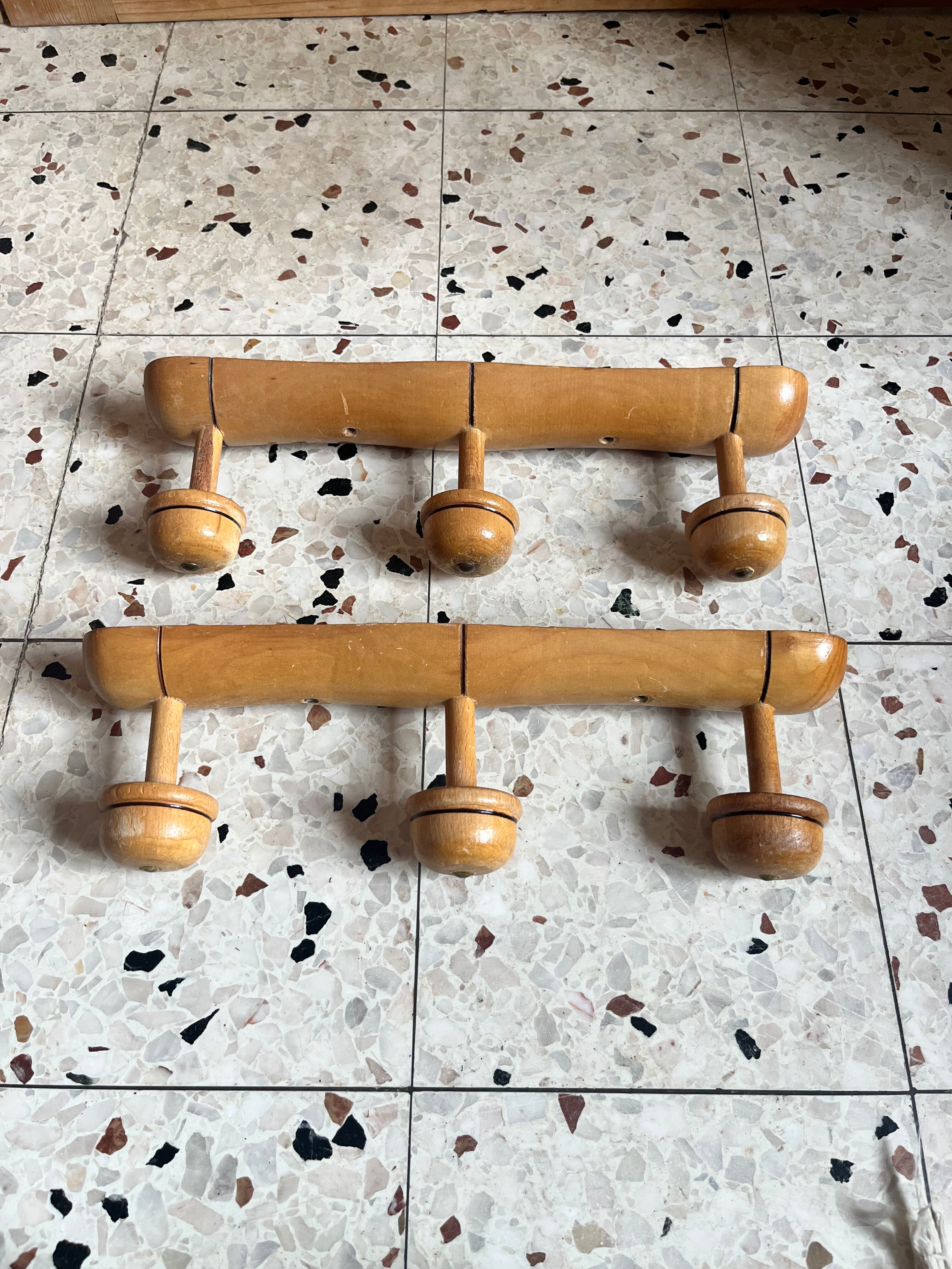 Pair of coat hooks