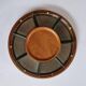 Midcentury Serving Teak and Glass Plate, Sweden, 1970s
