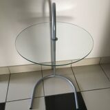 Metal table and glass ikea 1980