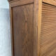 Notary furniture with wooden curtain