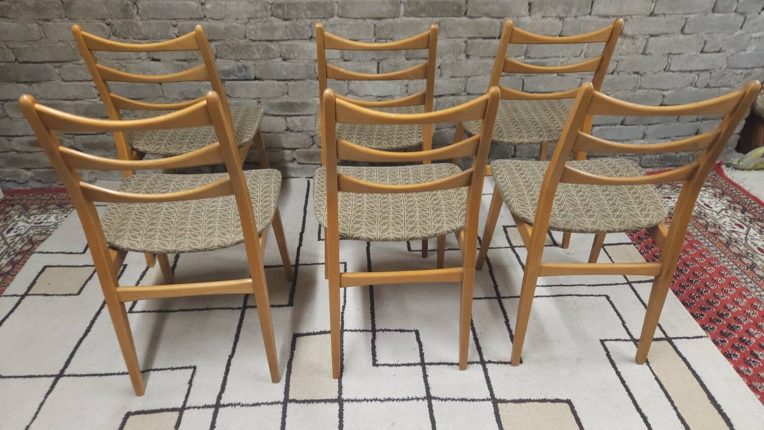 Set de 6 chaises scandinaves par Bähre Mignon Möbel 1960
