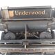 Old typewriter Underwood azerty