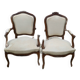Pair of Cabriolet armchairs