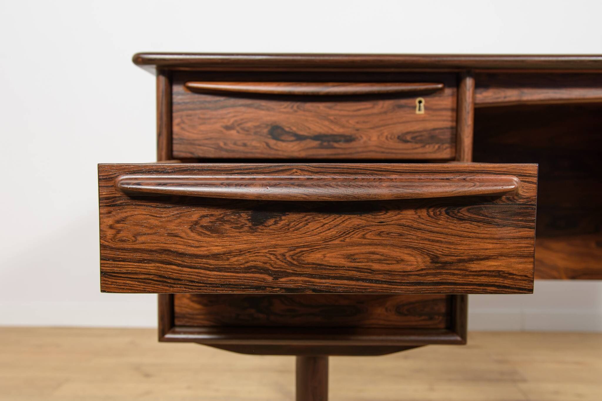Mid-Century Rosewood Desk by Svend Åge Madsen for Falster Møbelfabrik, Denmark, 1960s