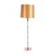 Floor lamp with glass tubes and brass details, 1960s