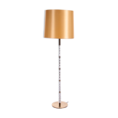 Lampadaire avec tubes en verre et détails en laiton, années 1960