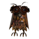 Brutalist owl sculpture, vintage 1970s