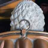 Old copper cake mold