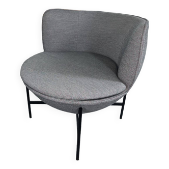 Fauteuil MOM en tissu gris La Manufacture