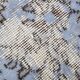 Turkish All-Over Floral Light Blue Vintage Runner Rug, 61x207Cm