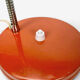 Orange casserole pose lamp