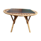 Rattan coffee table 1960