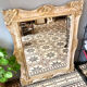 Large gilded wooden mirror