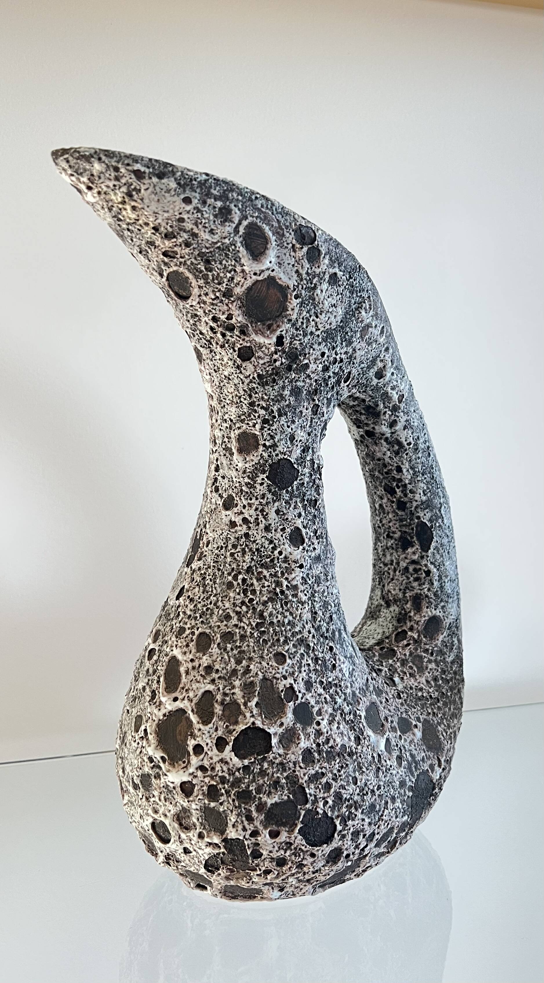 Ceramic pitcher by Annette Roux, France 1960s