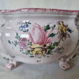 Antique 18th century Marseille earthenware planter by Veuve Perr