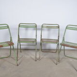 Chaises pliantes en métal plichaise Souvignet