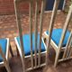Chaises vintage et design en marbre blanc