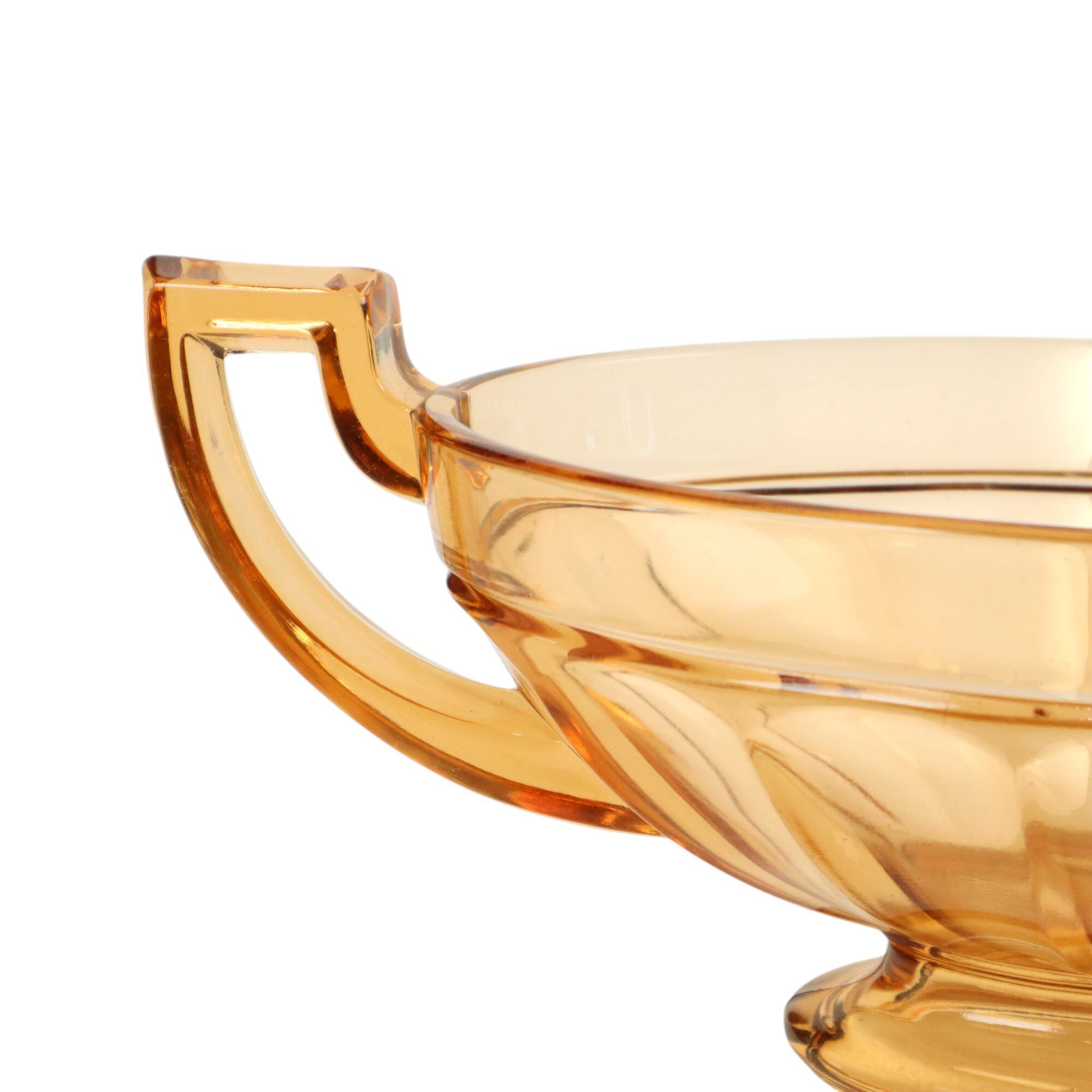 Art Deco Val Saint Lambert Fruit Bowl Noémie Oval Luxval 1935
