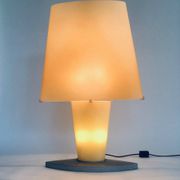 Postmodern Glass Table Lamp attributed to Daniela Puppa for Fontana Arte, 1980s
