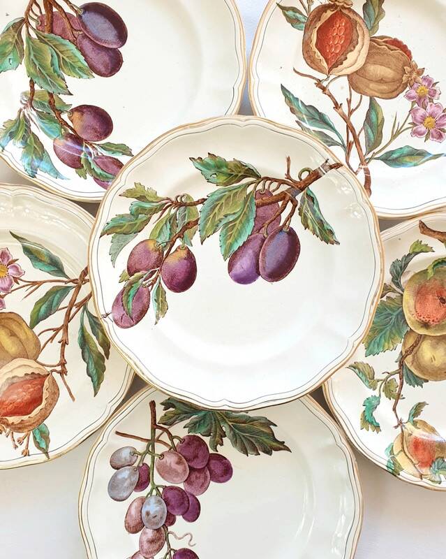 Longchamp Terre de fer dessert plates