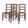 Set of 4 mulched chairs