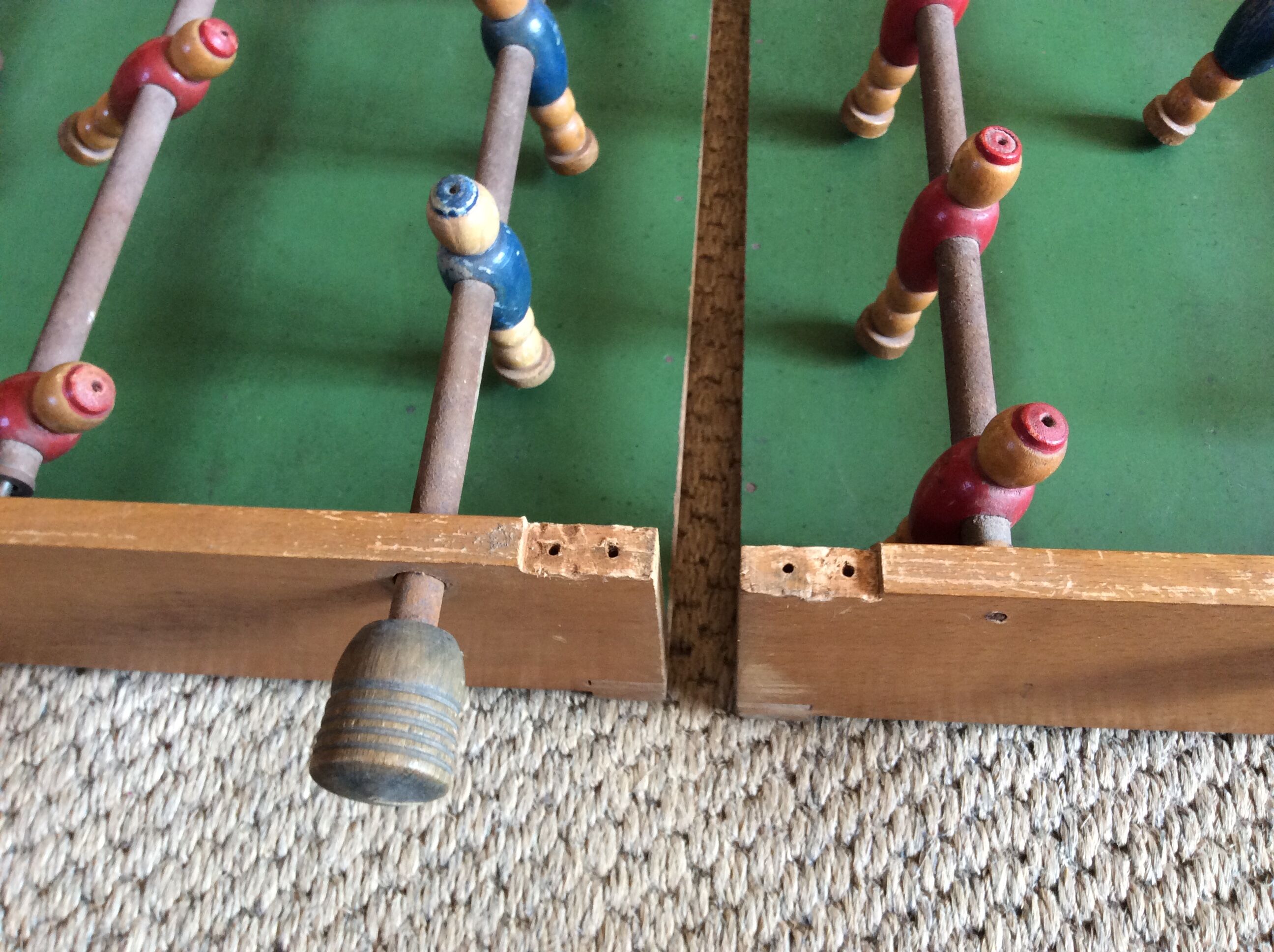 Folding table football