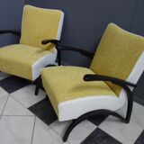 Paire de fauteuils de Jindrich Halabala