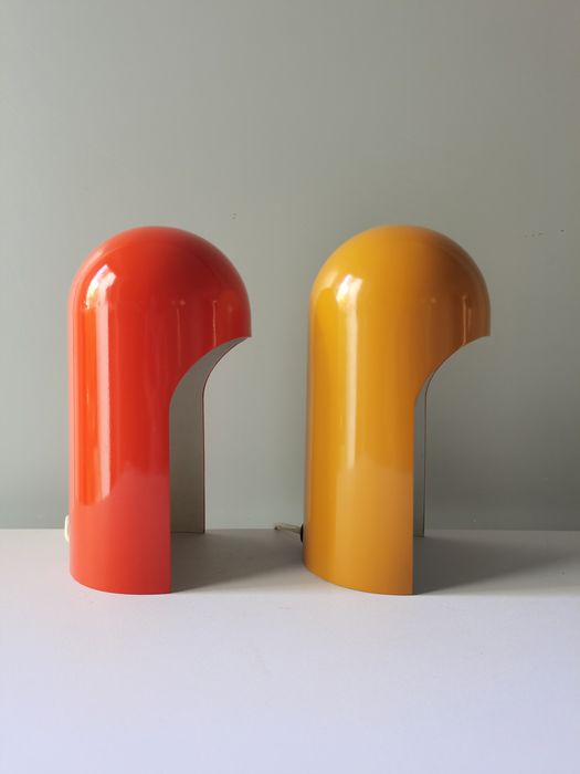 Pair of Italian lamps 70s- A. Bianchi Milano