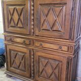 Ancien buffet d'antiquaire Louis XIII chêne massif