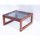 Table basse carrée scandinave vintage