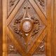 Walnut Cabinet with Marble Inlays Renaissance Style