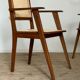 Vintage cannage armchair