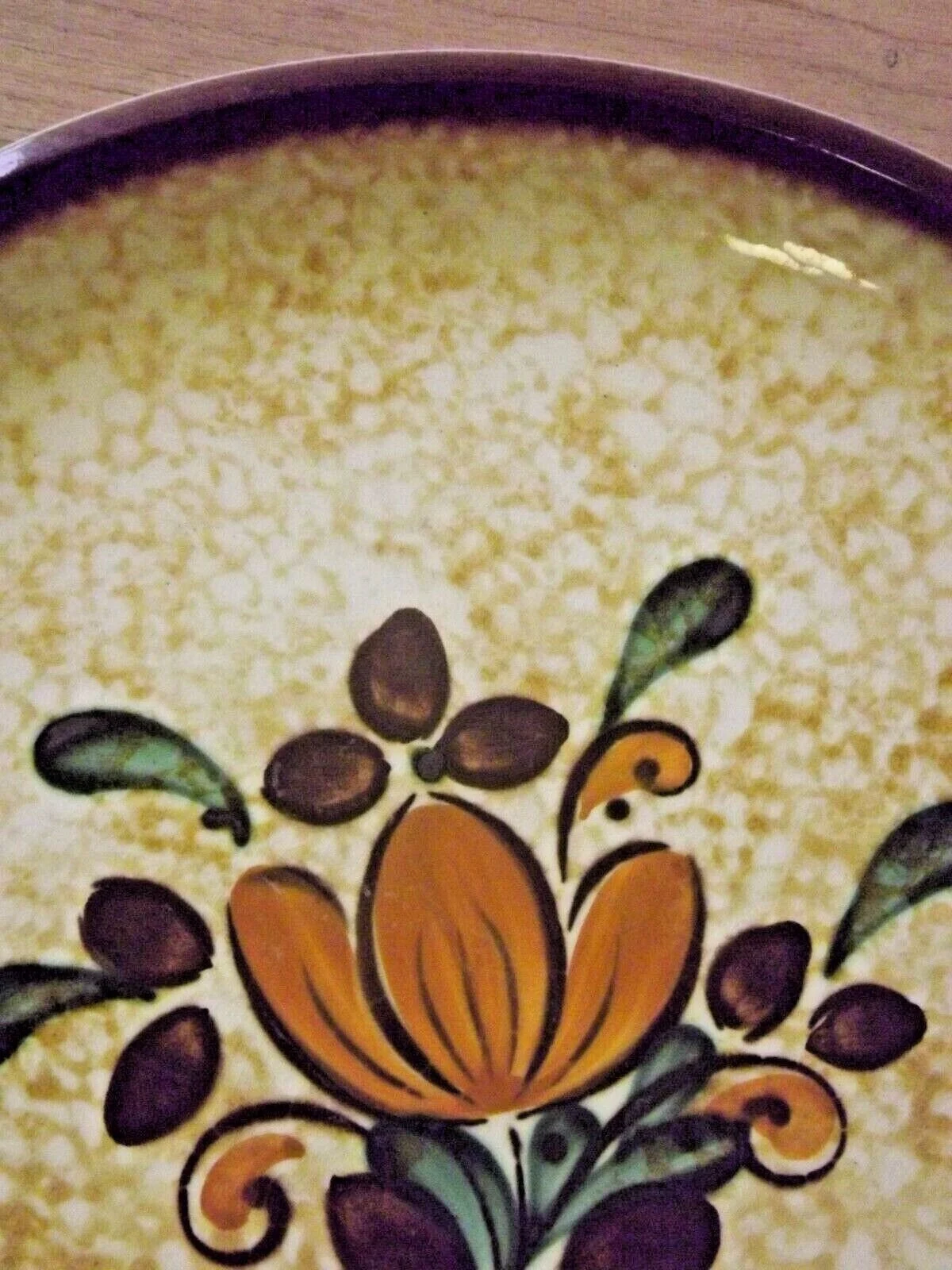 Vintage Boch La Louvière Corfou Collection Large Round Serving Plate