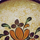 Vintage Boch La Louvière Corfou Collection Grande Assiette Ronde de Service