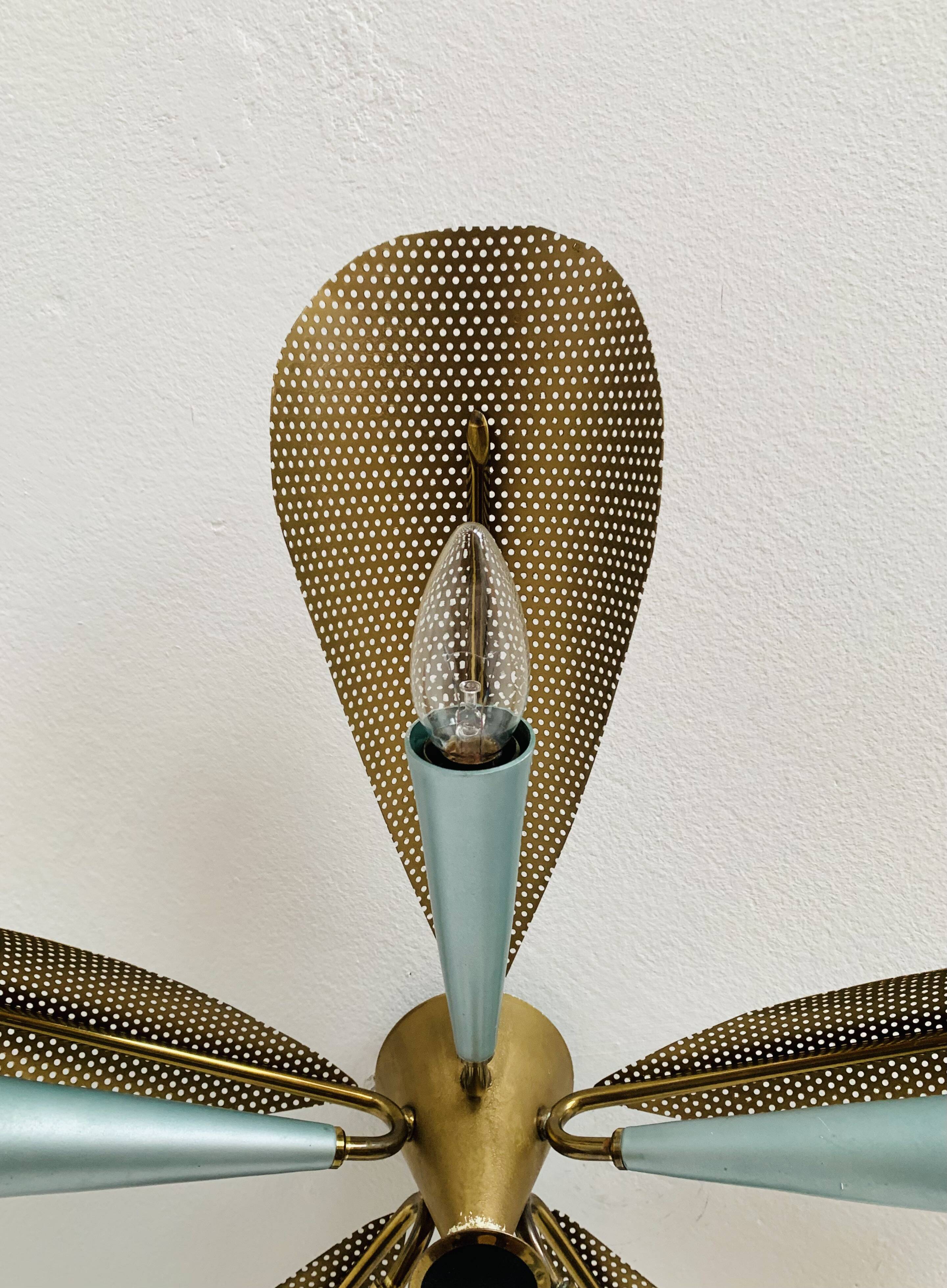 Golden Italian Flush lamp