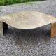 70s designer marble coffee table
