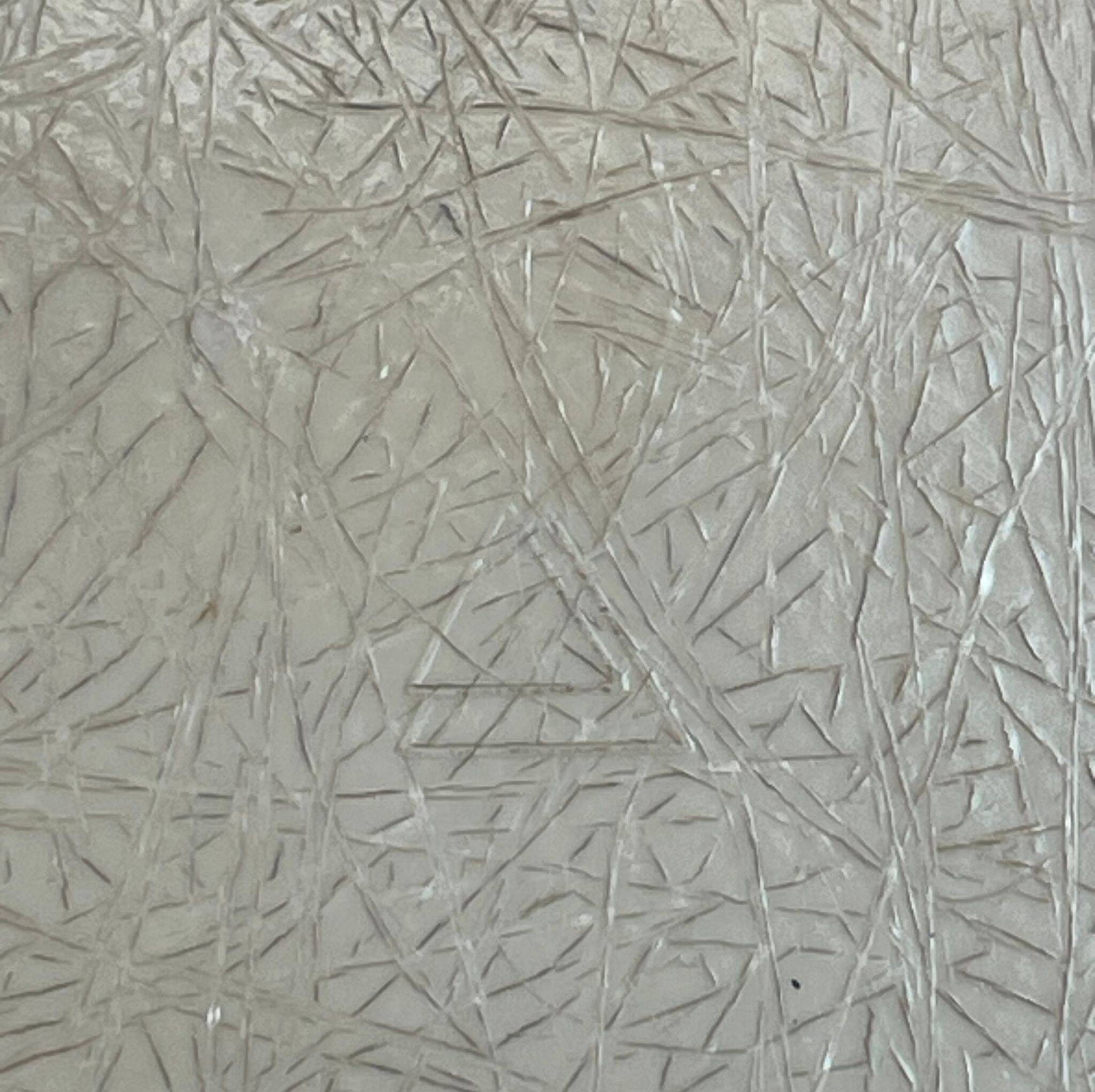 Chaise Eames Herman Miller DAW en fibre de verre parchemin / blanc