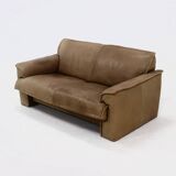 Neck Leather 2,5-Seater Sofa by Hugo de Ruiter for Leolux 1970s